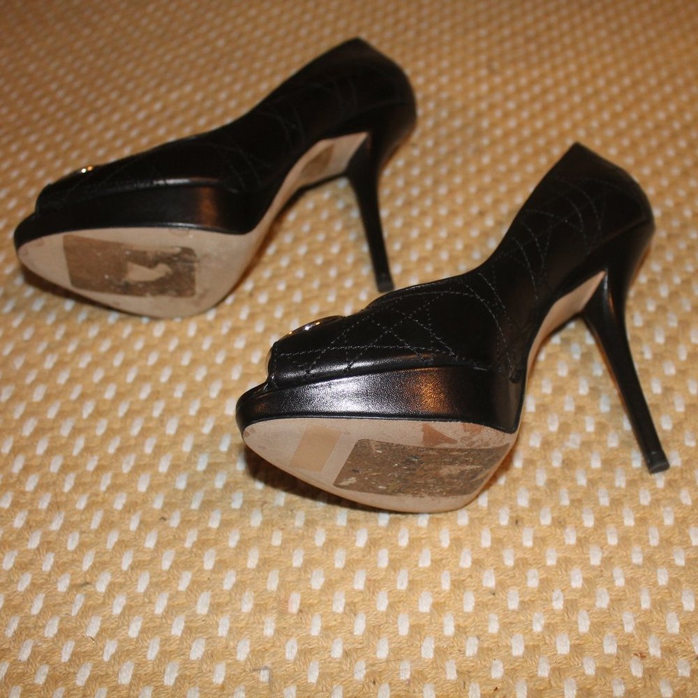 O De Dior pump noir cannage lambskin - Picture 5 of 13